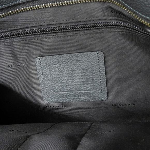 COACH leather metropolitan tote bag khaki - Picture 9 of 9